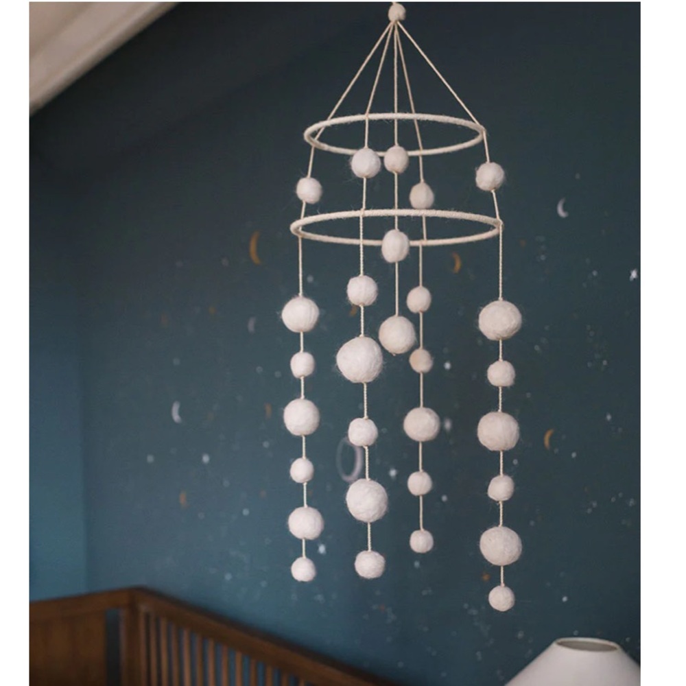 PEHR Dream-A-Little Dream Cream Two Tiered Mobile